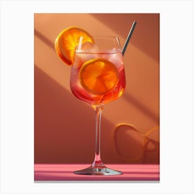 Aperol Spritz Art Print 70 Canvas Print