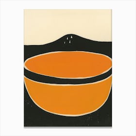 Orange Bowl Canvas Print