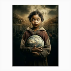 Guardian Of The Future Canvas Print