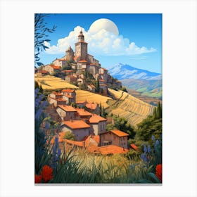 Tuscan Village Canvas Print