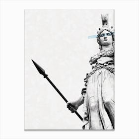 Athena The Goddess Of Wisdom Canvas Print