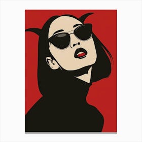 Devil Woman 4 Canvas Print