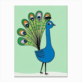 Peacock 8 Canvas Print