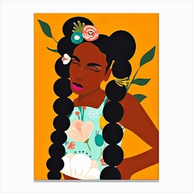 Afro-American Woman 1 Canvas Print