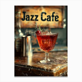 Jazz Cafe 2 Canvas Print