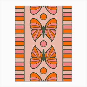 Butterfly Line Canvas Print