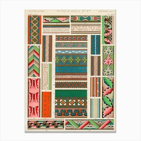 Vintage Pattern Illustration, Owen Jones                                       Canvas Print