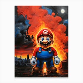 Mario Bros painting 2 Canvas Print
