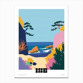 Ise Japan 7 Colourful Travel Poster Canvas Print