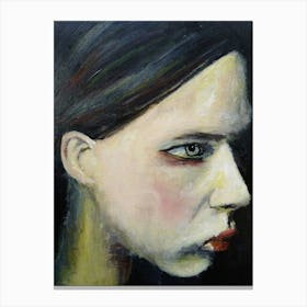 Mia, portrait Canvas Print