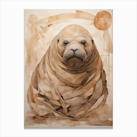 Walrus Canvas Print