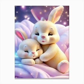 Cute Bunny- kids Canvas Print