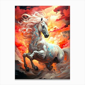 Horse In The Sky 5 Canvas Print