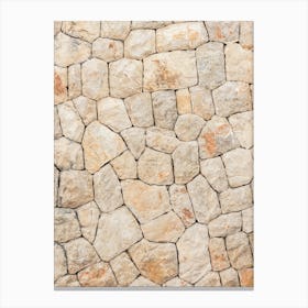 Old Stone Wall Canvas Print