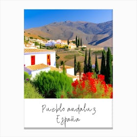 Andalusian Village, Spain 1 Canvas Print