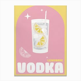 Vodka - Lemonade Canvas Print