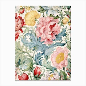 Floral Wallpaper 313 Canvas Print