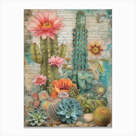 Cactus Garden 8 Canvas Print