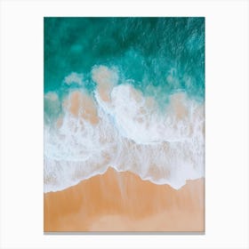 Aerial View Of A Beach 87 Canvas Print