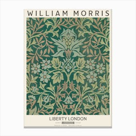 Liberty Print William Morris Flower Garden Textile Canvas Print