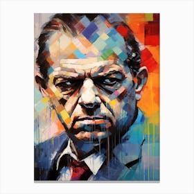 Gangster Art Frank Costello The Departed 6 Canvas Print