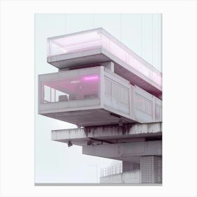 Futuristic Building Canvas Print