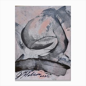 "Whisper "abstract painting Canvas Print