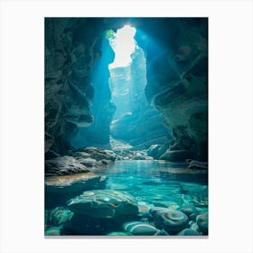 Caves In The Mountains Canvas Print