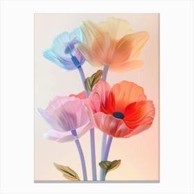 Dreamy Inflatable Flowers Poppy 3 Canvas Print