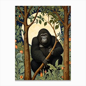 William Morris Gorilla In The Forest Canvas Print