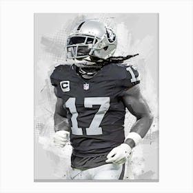 Davante Adams Las Vegas Raiders Canvas Print