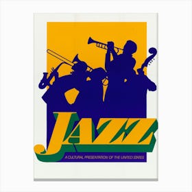 Jazz A Global Presentation Of The United States Canvas Print