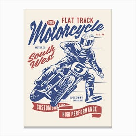 Flat Tracker 1 Canvas Print