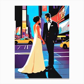 Times Square Wedding Canvas Print
