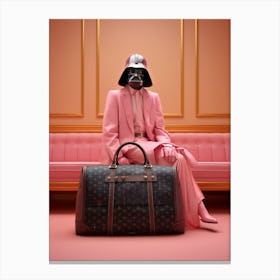 Darth Vader In Wes Anderson Style 33 Canvas Print