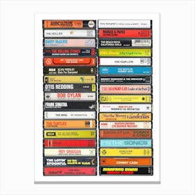 1965 Music - Cassette Print - Born in '65 Canvas Print