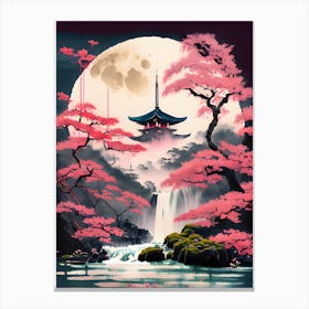 Japanese Landscape Painting (4) Canvas Print