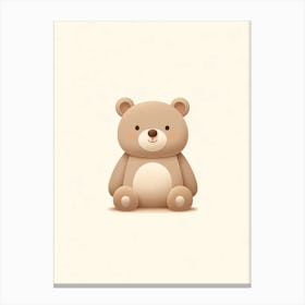 Teddy Bear Nursery Baby Print Canvas Print
