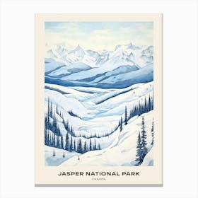 Jasper National Park Canada 2 Poster Canvas Print