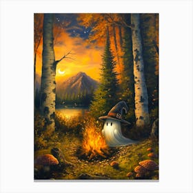 Ghost In The Woods 18 Canvas Print