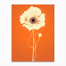 Poppy Flower Canvas Print