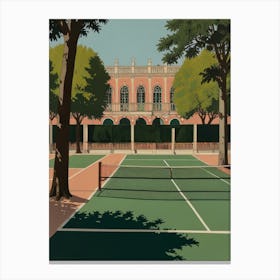 Tennis Court5 Canvas Print