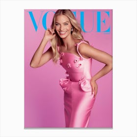 Vogue Cover of Margot Robbie Canvas Print