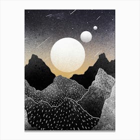 A Starfield Sky Canvas Print