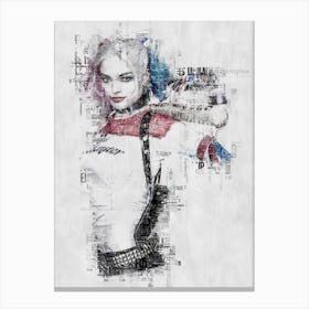 Harley Quinn 5 Canvas Print