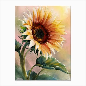 Sunflower Painting Canvas Print