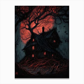 Haunted Cottage Canvas Print