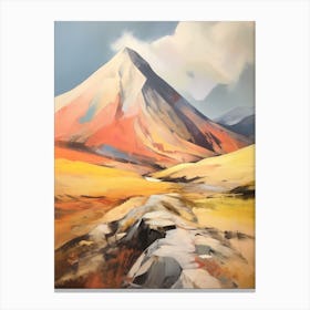 Mount Bierstadt Usa 3 Mountain Painting Canvas Print