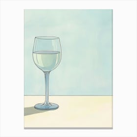 Wine Glass Canvas Print