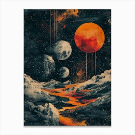 Space planets 1 Canvas Print